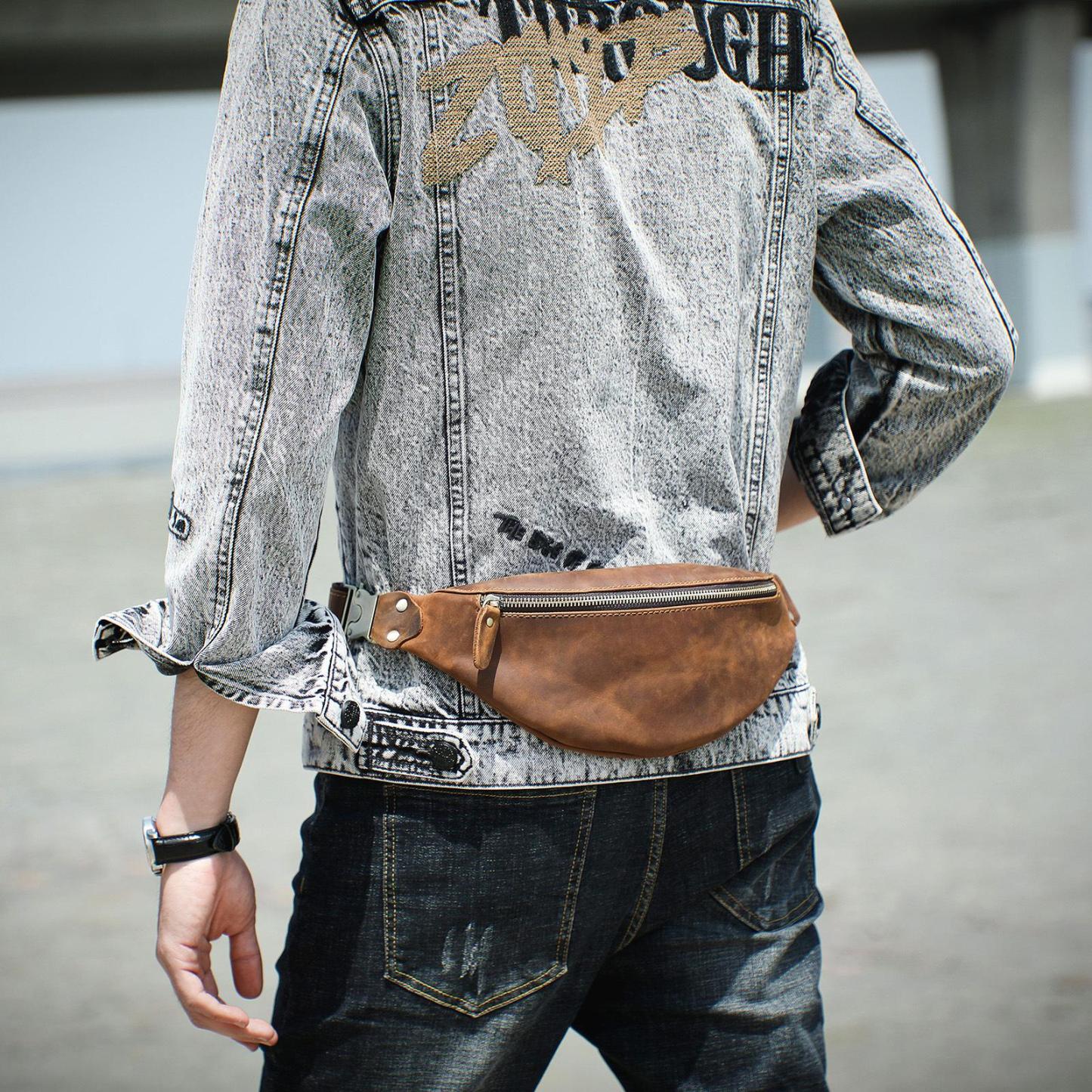 Leather Anniversary Gifts For Him, Chest Bag