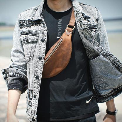 Leather Anniversary Gifts For Him, Chest Bag