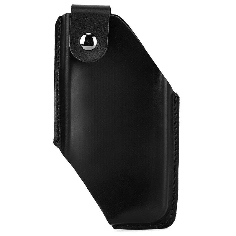 Leather Phone Holster For Him - 3rd Anniversary Gift with "N & D • 1095 Days+" Engraving