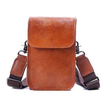 Mini Crossbody Phone Bag - Leather Anniversary Gift with "N & D • 1095 Days+" Engraving