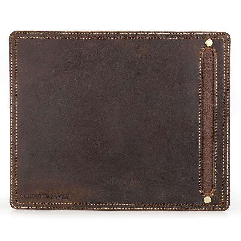 Leather Anniversary Gifts, Leather Mouse Pad, Leather Anniversary Gifts for Him 28*23cm