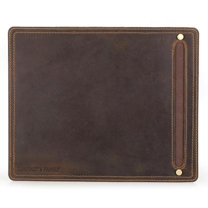 Leather Anniversary Gifts, Leather Mouse Pad, Leather Anniversary Gifts for Him 28*23cm