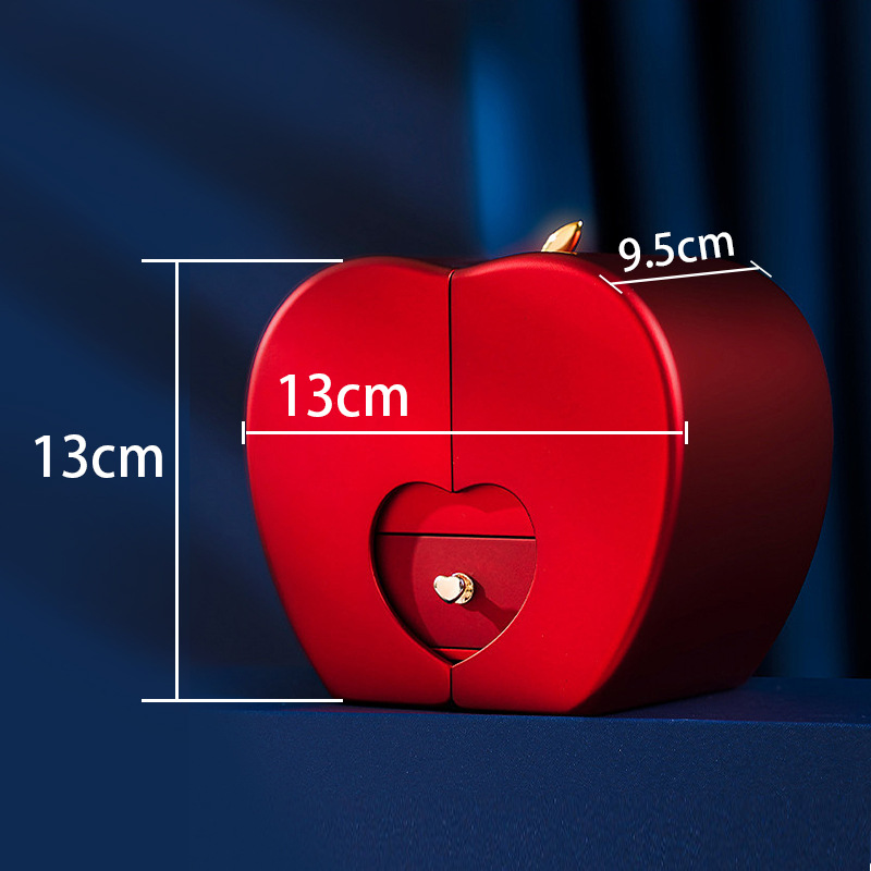 Deeply Sentimental Rose Jewelry Box, Soap Flower Necklace Box, Best Mother'S Day And Valentine'S Day Surprise Gift Box