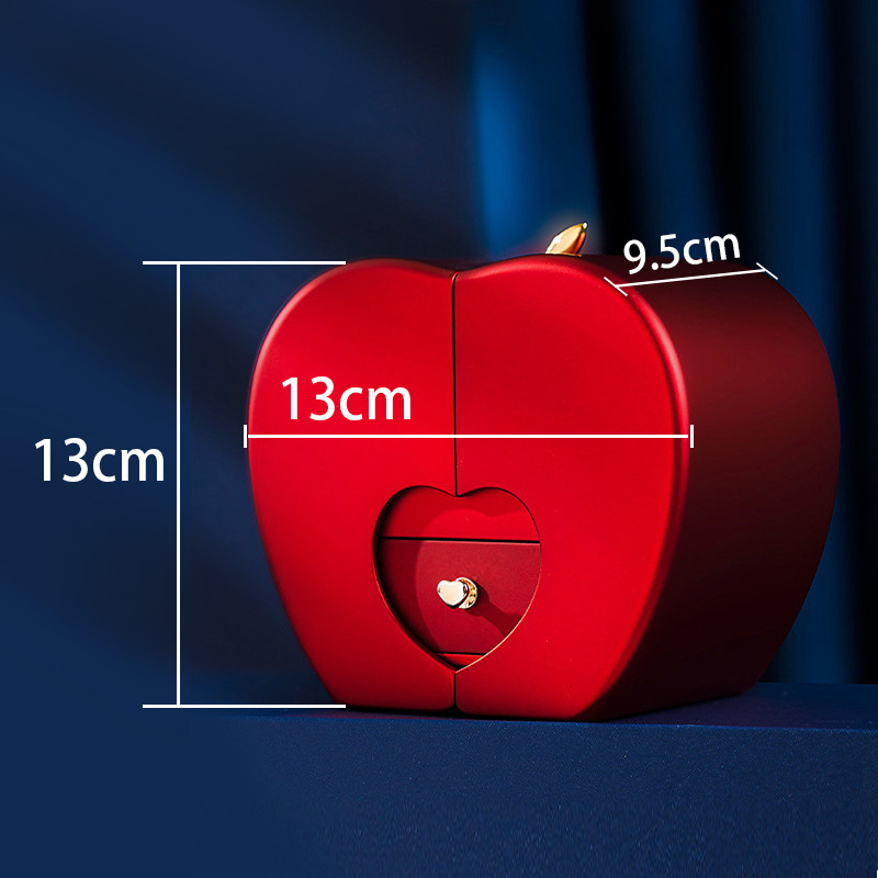 Deeply Sentimental Rose Jewelry Box, Soap Flower Necklace Box, Best Mother'S Day And Valentine'S Day Surprise Gift Box