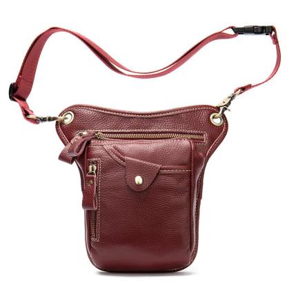 Leather Wedding Anniversary Present, Crossbody Phone Bags, Sports Waist Pack