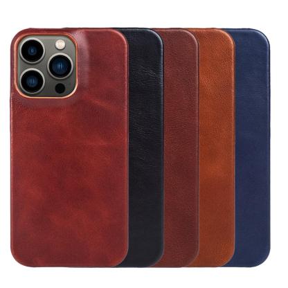 Custom Handmade Leather iPhone 16/15 Pro Max Case - Personalized 3rd Anniversary Gift, Luxury Semi-Wrap Protective Cover