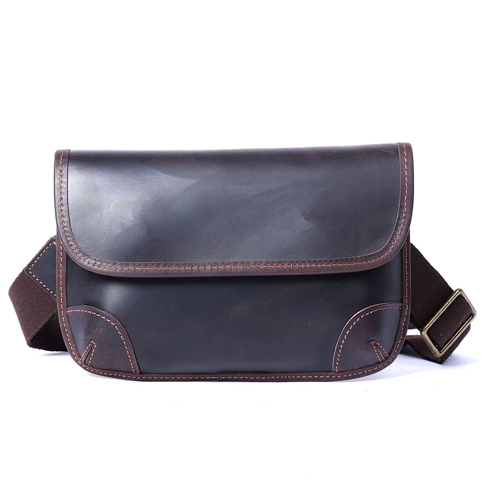 Mini Phone Chest Bag, Leather Wedding Anniversary Present