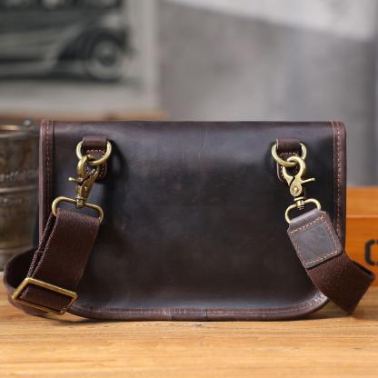 Mini Phone Chest Bag, Leather Wedding Anniversary Present