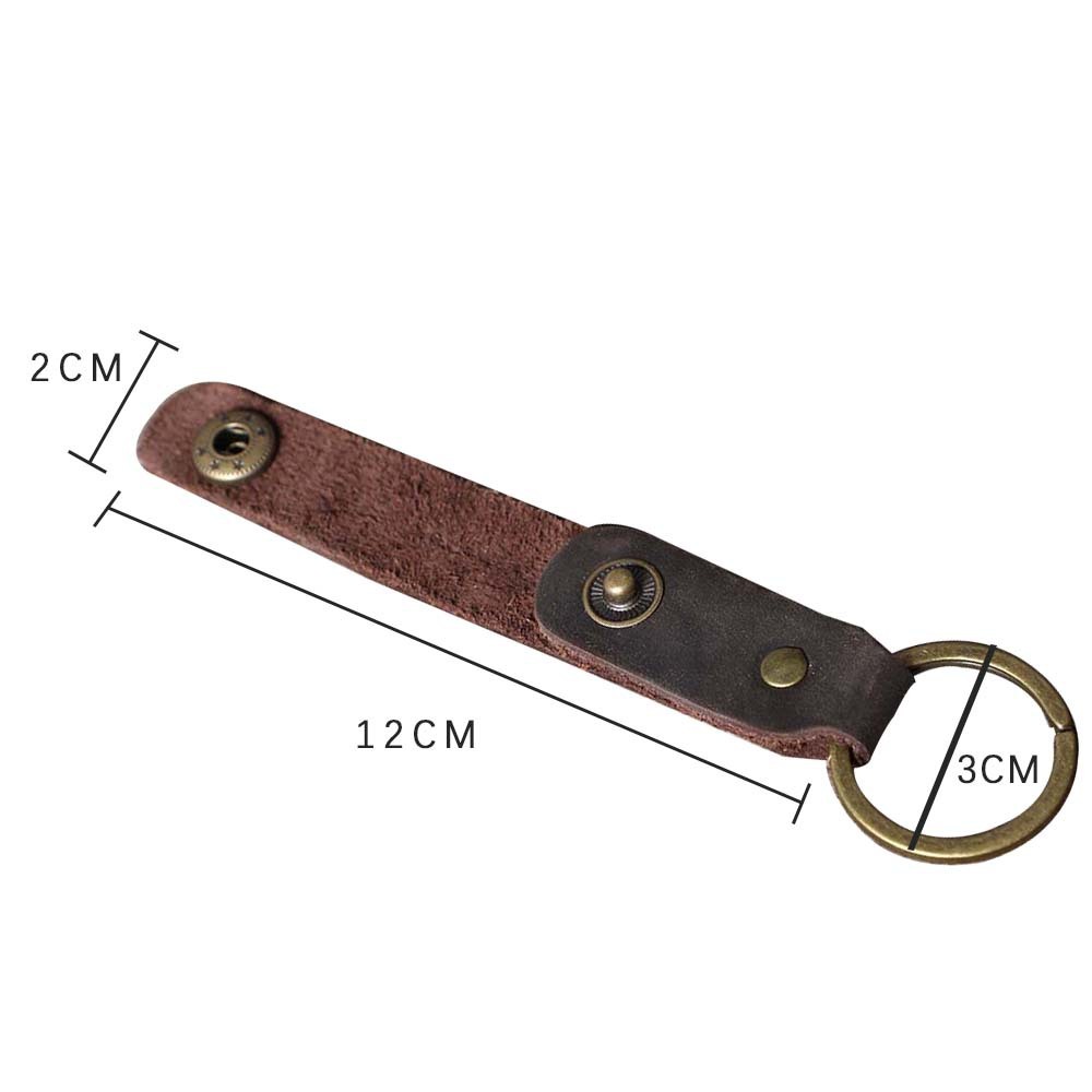 Handmade Leather Keychain - Vintage Key Holder (Assorted Colors)YHno