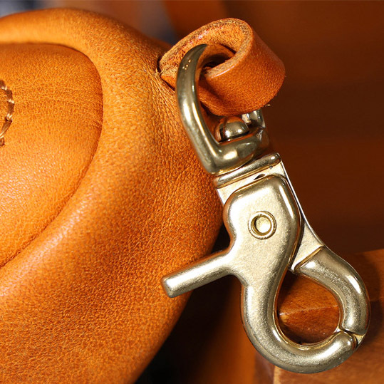 Universal Leather Car Key Cover - Cylinder Key Pouch (Black, Coffee, Sunset)