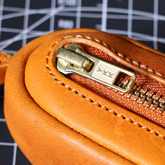 Universal Leather Car Key Cover - Cylinder Key Pouch (Black, Coffee, Sunset)