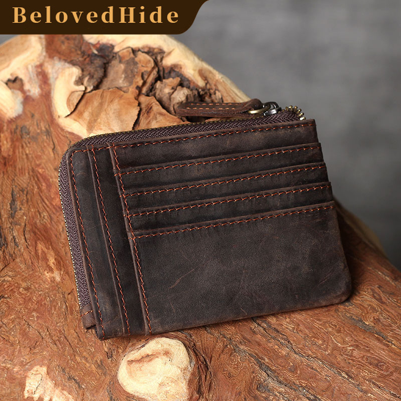 Large Capacity Card Holder Wallet – 15+ Slot Organizer with Coin Pocket (Dark Coffee)ZY1083