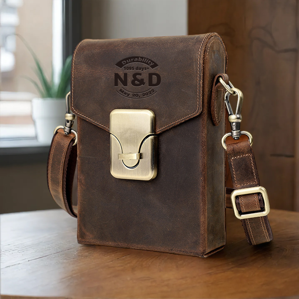 Crossbody Phone Bags, Vintage Wild Horse Leather Phone Case