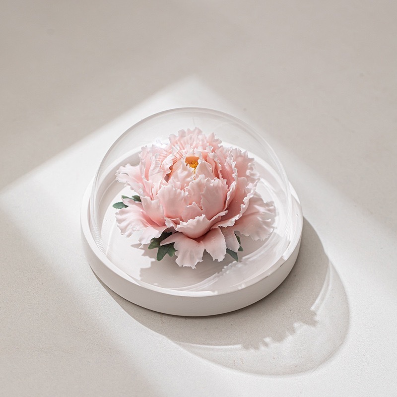 Handmade Common Peony Ceramic Flowers Aromatherapy Set, High-End Home Fragrance Ornaments, Best Valentine's Day, anniversary, Mother's Day Gifts