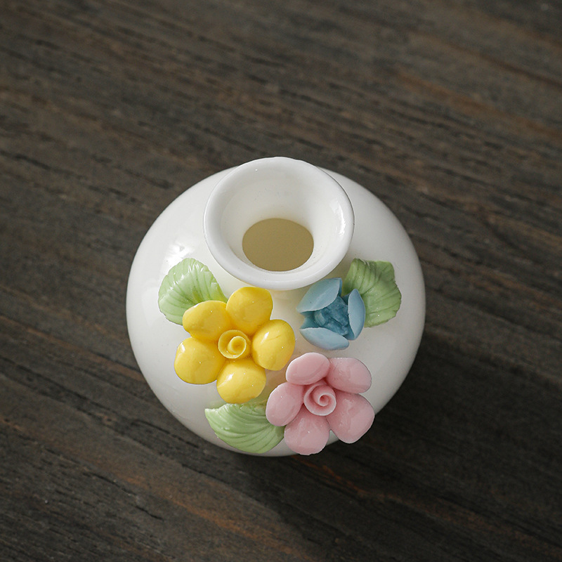 Mini Ceramic Vase, Handmade Ceramic Flower Vase Home Decoration, Best Gift for Her
