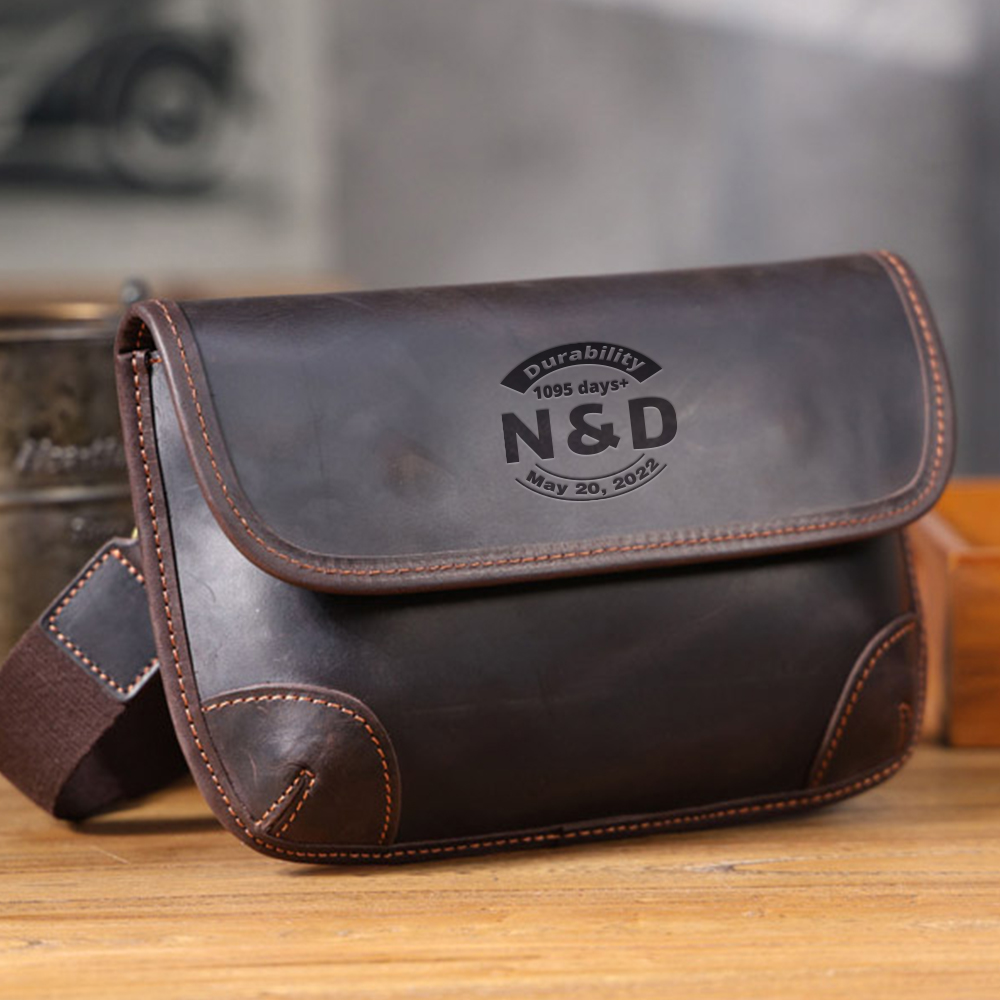 Mini Phone Chest Bag, Leather Wedding Anniversary Present