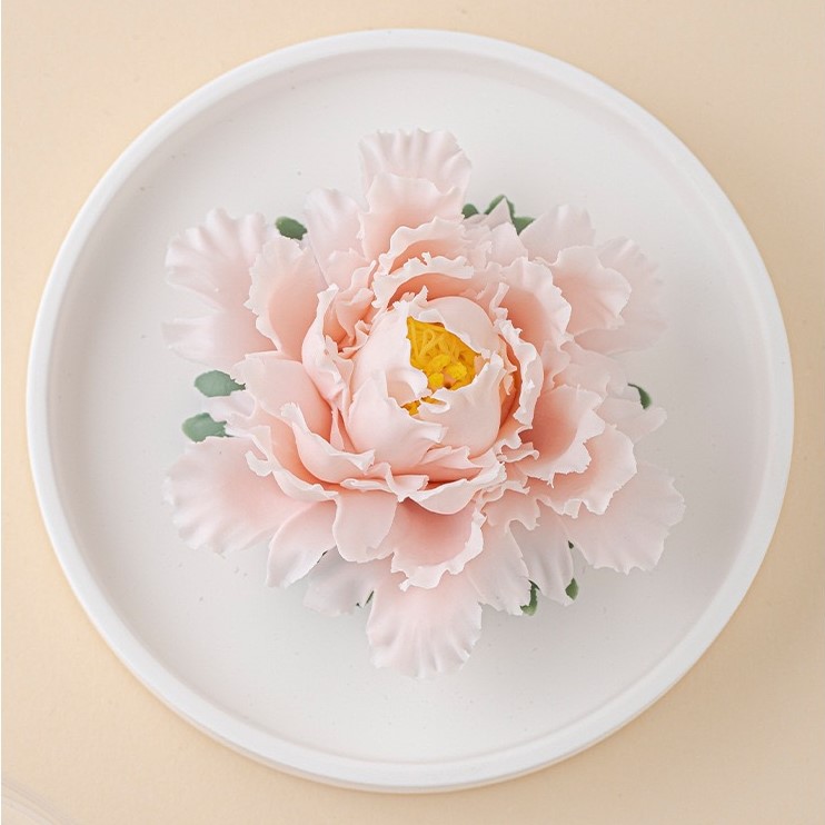 Handmade Common Peony Ceramic Flowers Aromatherapy Set, High-End Home Fragrance Ornaments, Best Valentine's Day, anniversary, Mother's Day Gifts