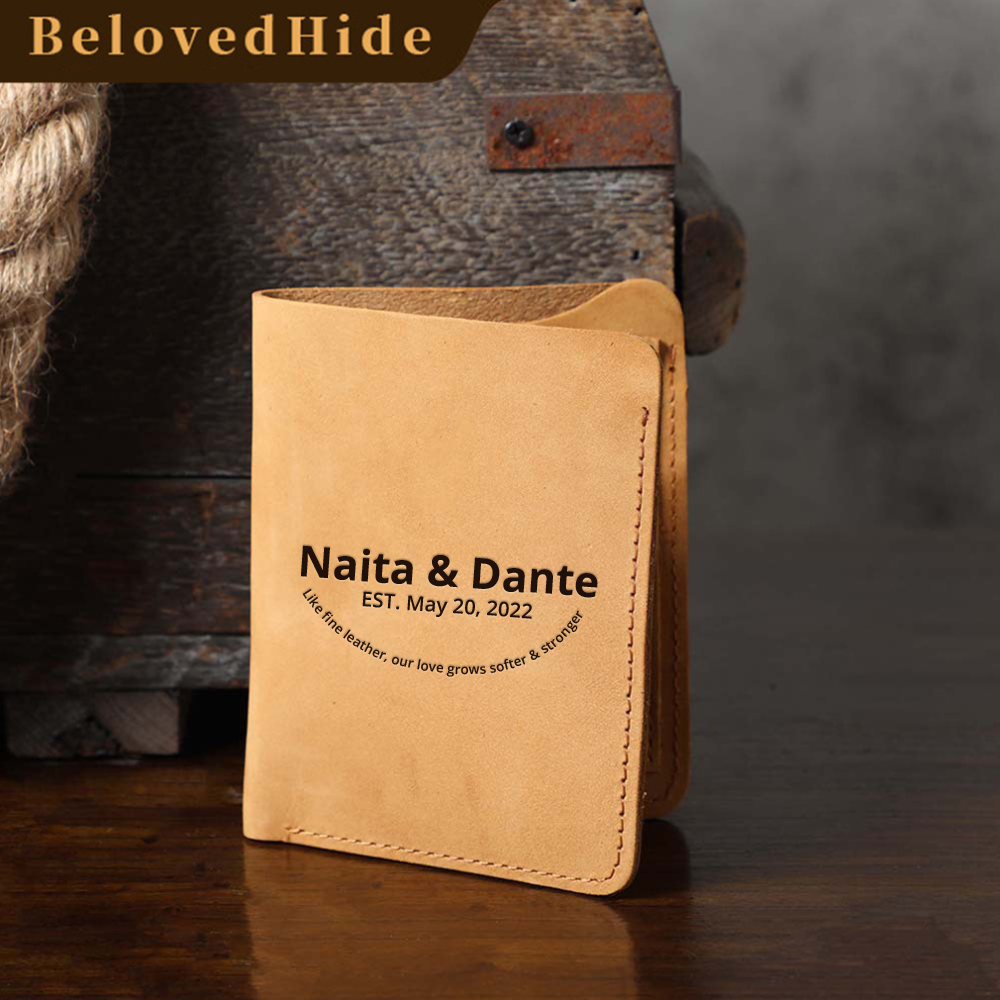 Leather Anniversary Gifts, Leather Passport Wallet