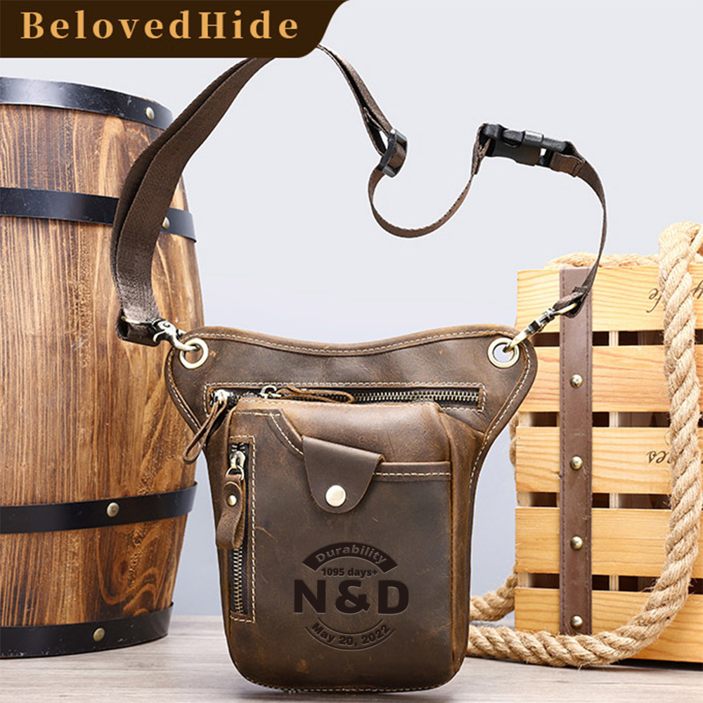 Leather Wedding Anniversary Present, Crossbody Phone Bags, Sports Waist Pack