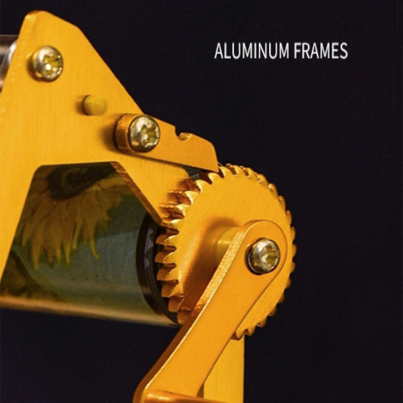 2026 Vintage Oil Painting Style Calendar, Customized Hand-Cranked Mechanical Calendar, Customized Photo Ornaments, Best Christmas Gifts