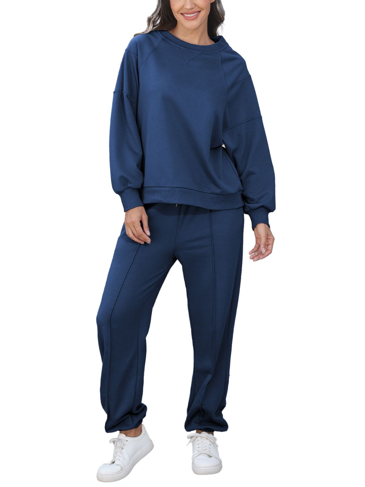 Women 2 Piece Sweatsuit Sets Oversized Sweatshirt YDF252215