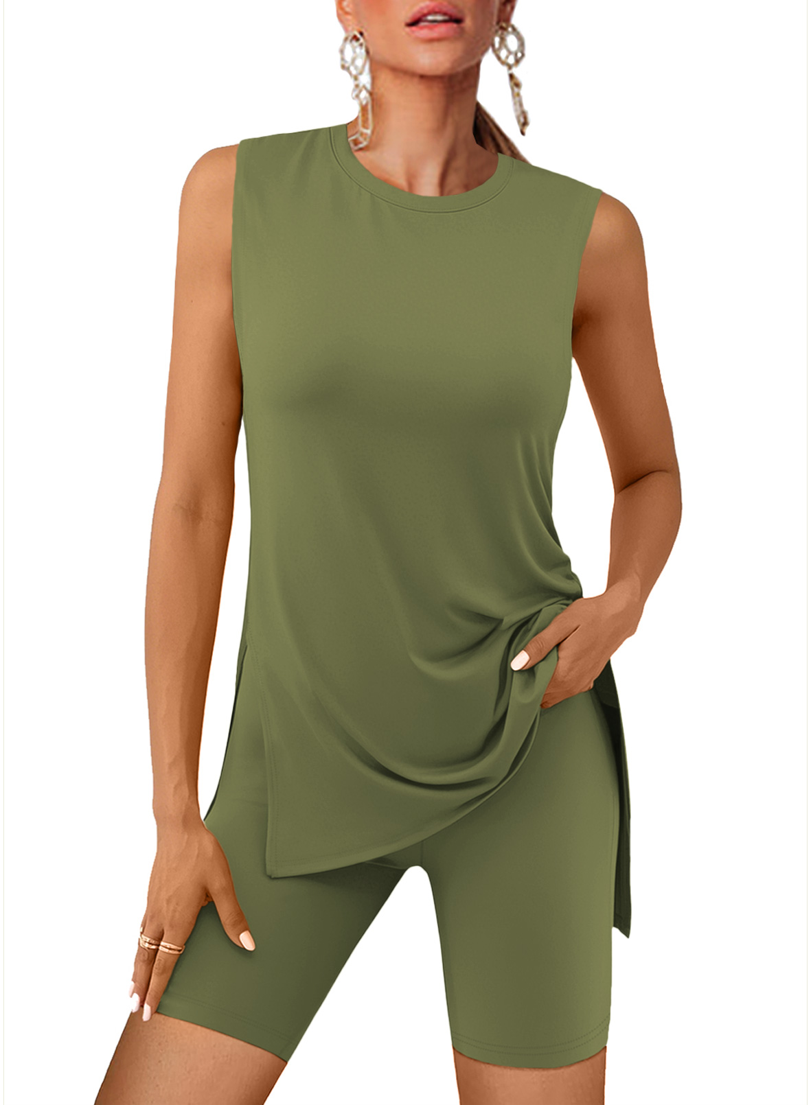 Women Two Piece Short Set 25SS07