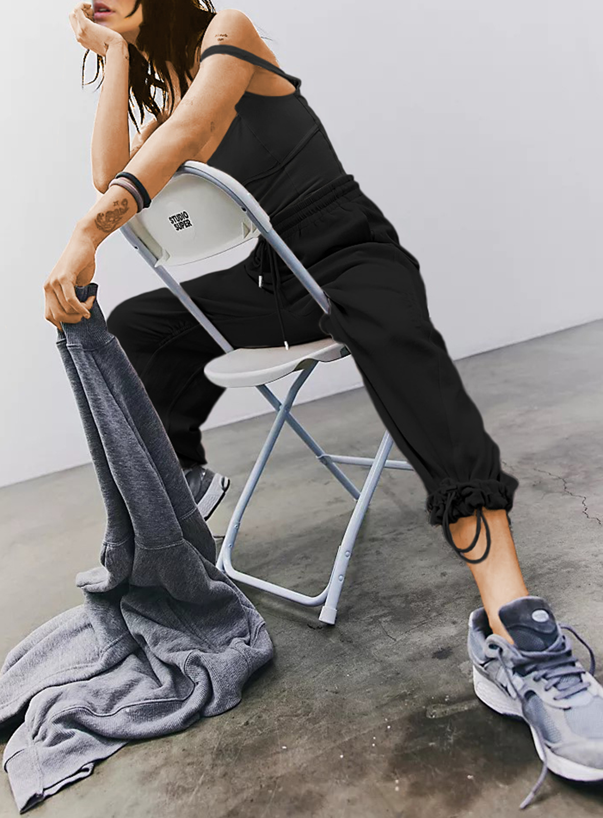 Women's Sleeveless Summer Jumpsuit