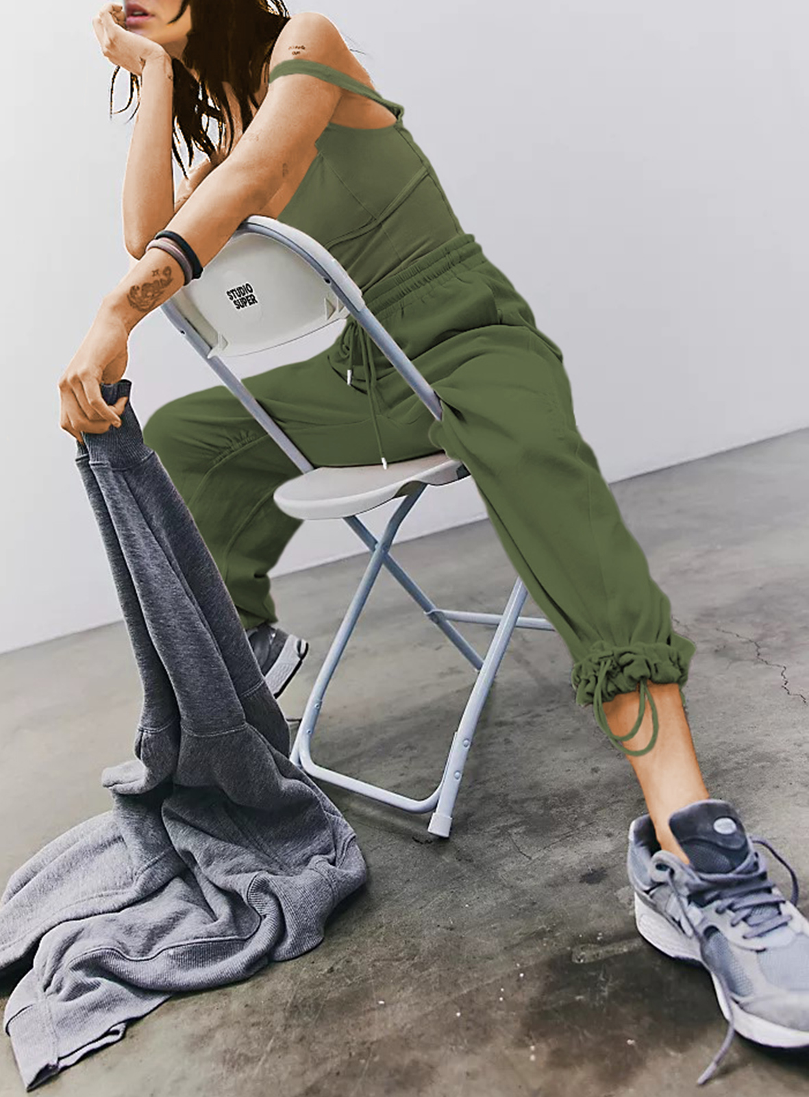 Women's Sleeveless Summer Jumpsuit