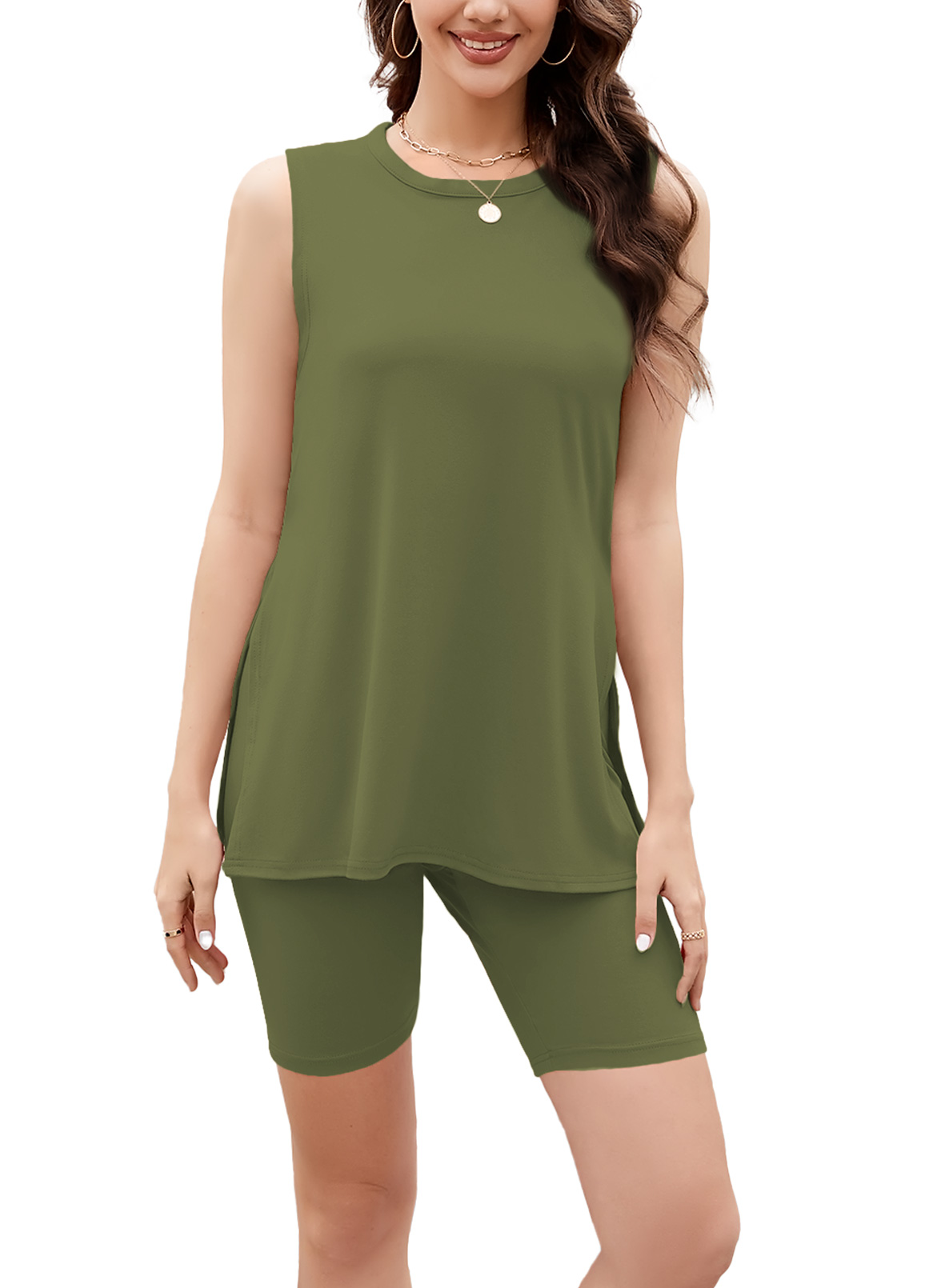 Women Two Piece Short Set 25SS07