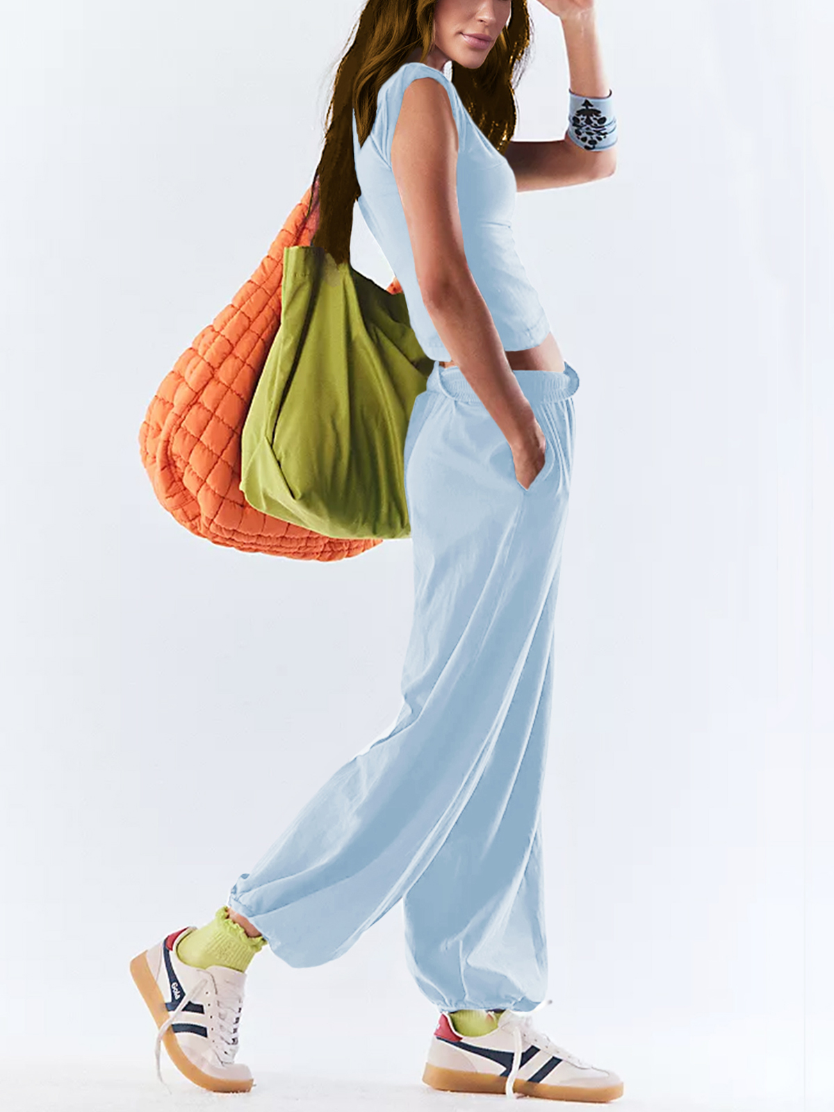 Women 2 Piece Outfit Set Longewear 25SS02