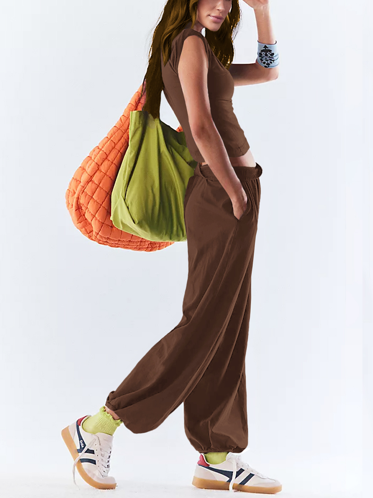 Women 2 Piece Outfit Set Longewear 25SS02