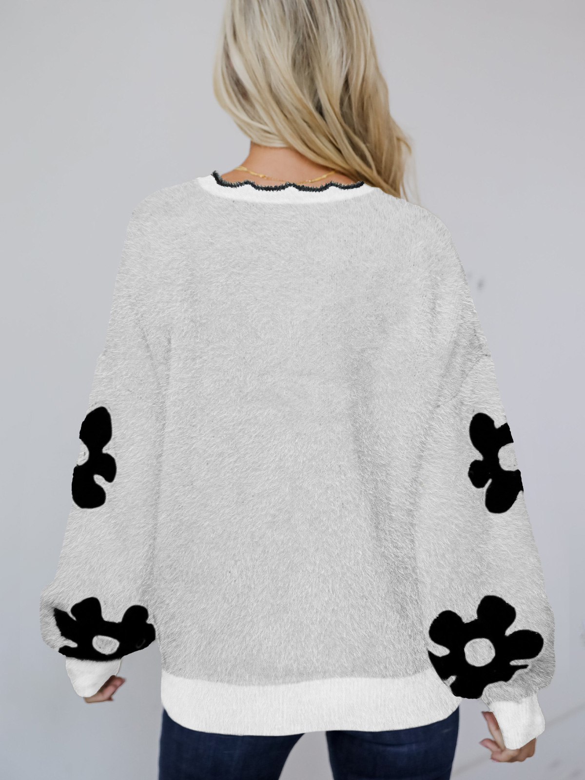 Women's Knit Pullover Jumper Top 252314