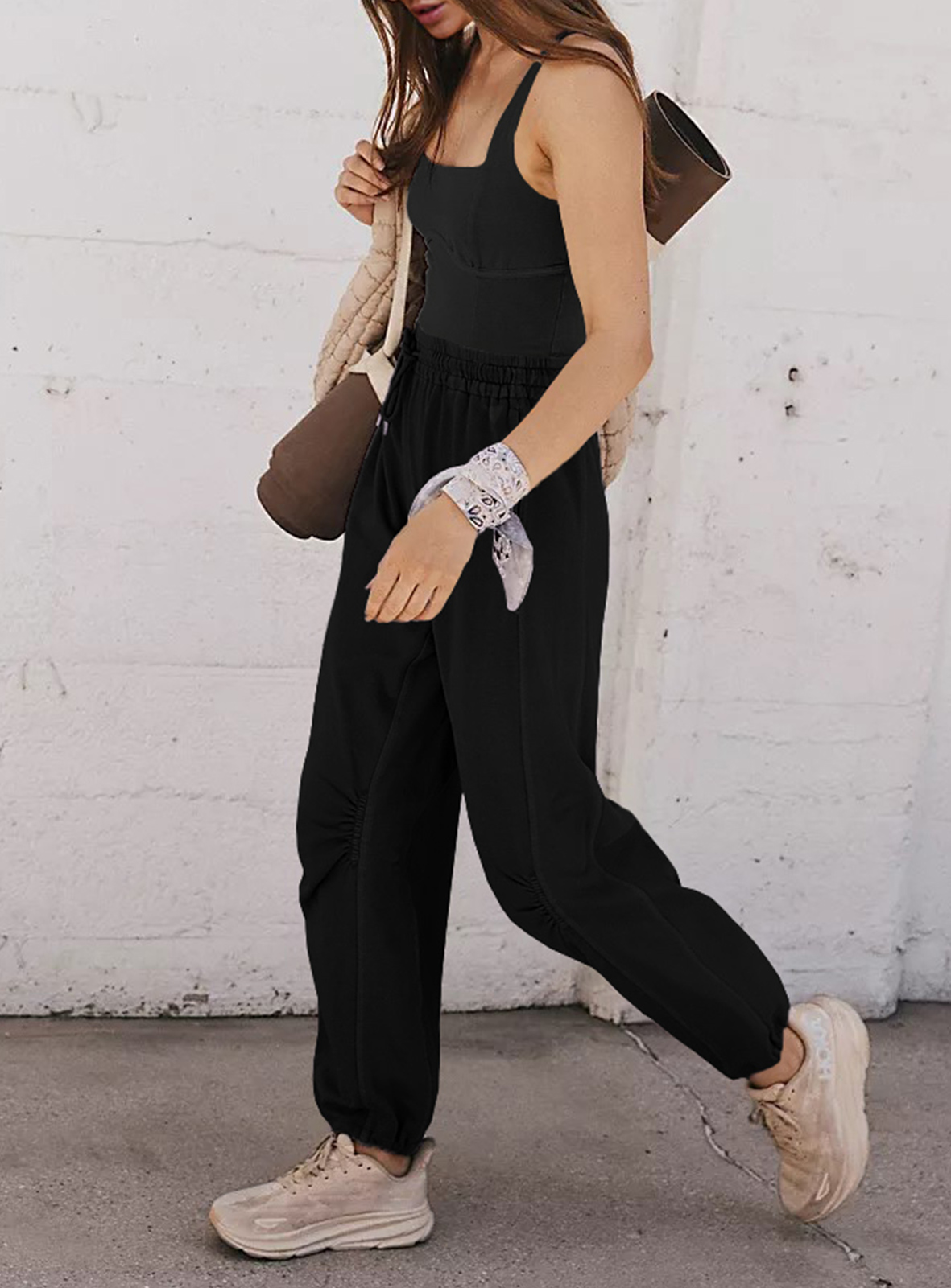Women's Sleeveless Summer Jumpsuit