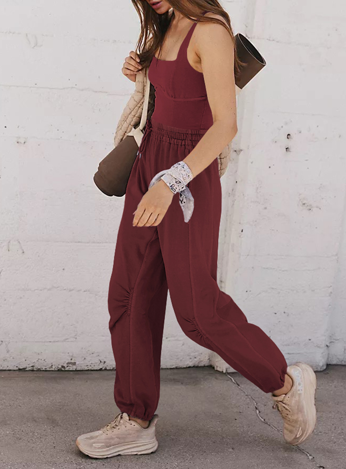 Women's Sleeveless Summer Jumpsuit