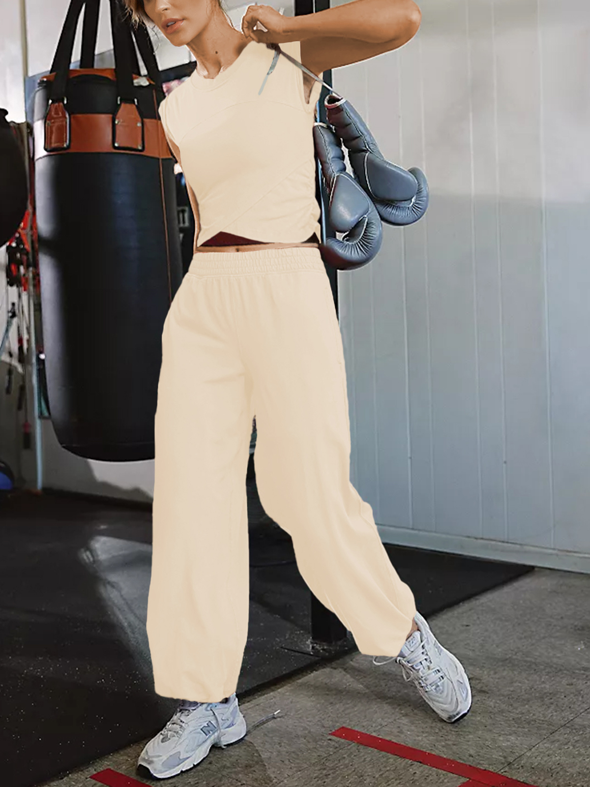 Women 2 Piece Outfit Set Longewear 25SS02