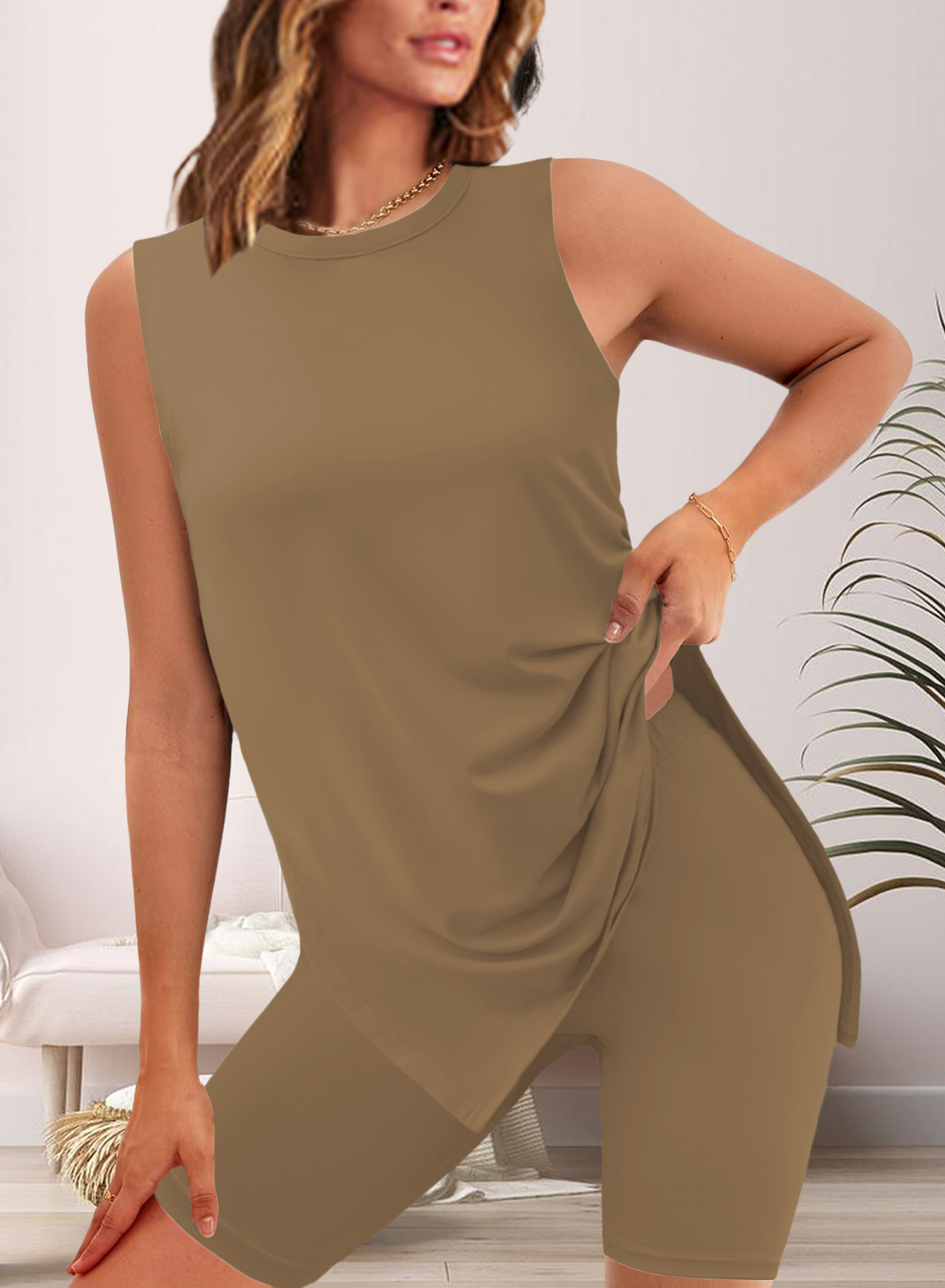 Women Two Piece Short Set 25SS07