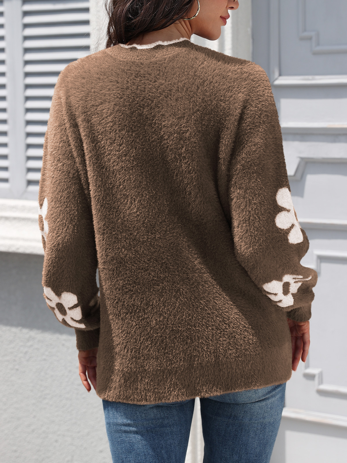 Women's Knit Pullover Jumper Top 252314