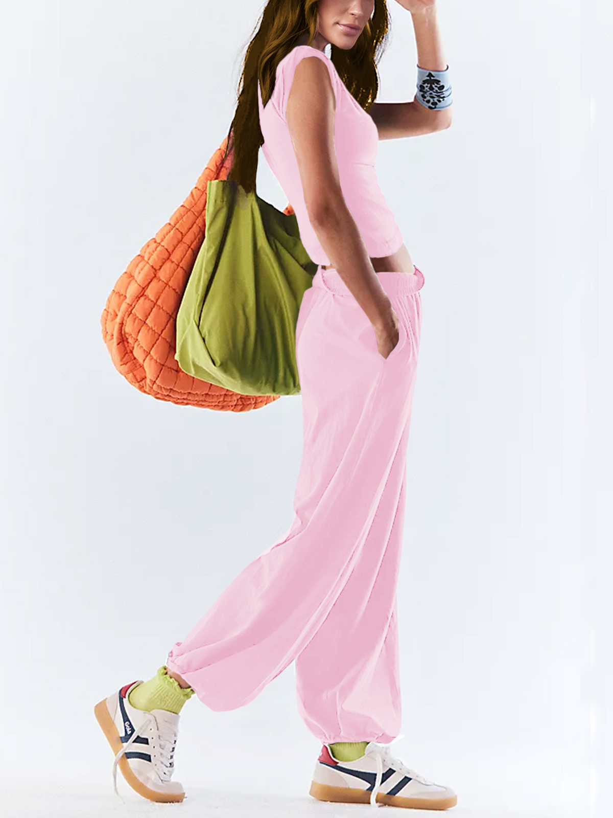 Women 2 Piece Outfit Set Longewear 25SS02