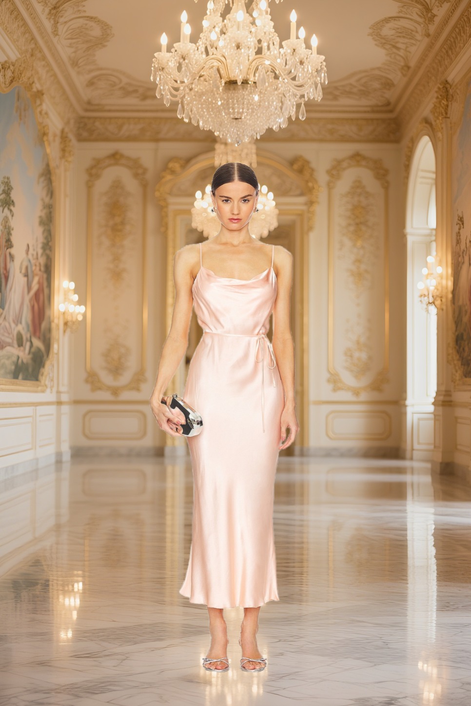 🎁Today's Special Offer🎁Women's Summer Long Satin Gown Dress