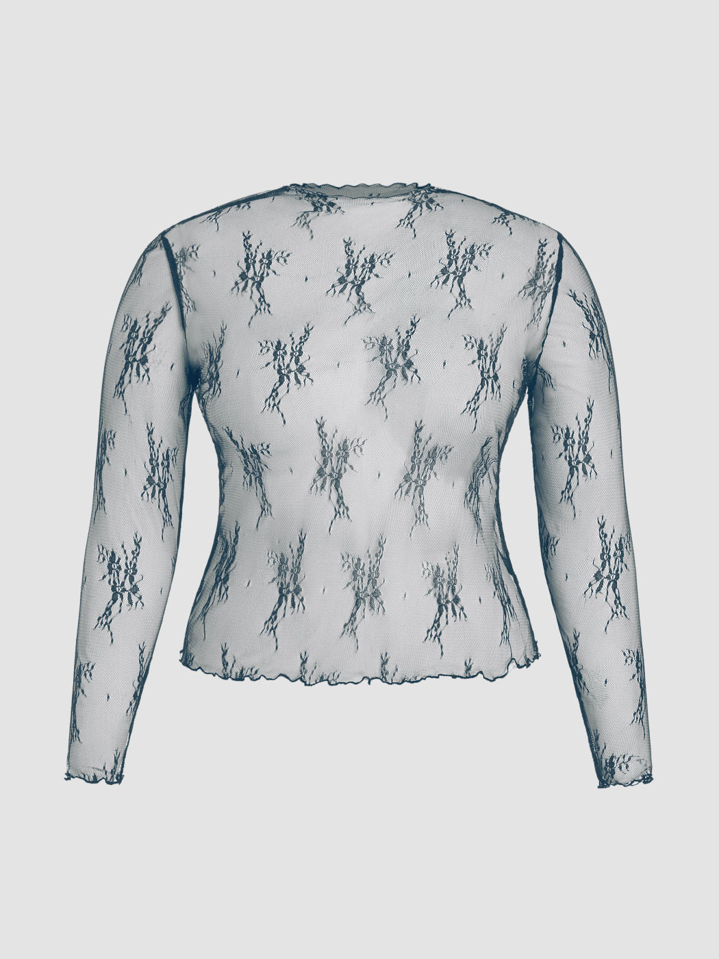Ladies Lace Long Sleeve Top