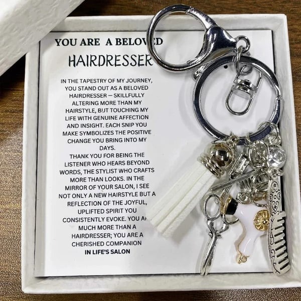 🔥 Hot Sale 50% Off🔥 Hairstylist Gift Keychain 💇‍♀️ 🎁