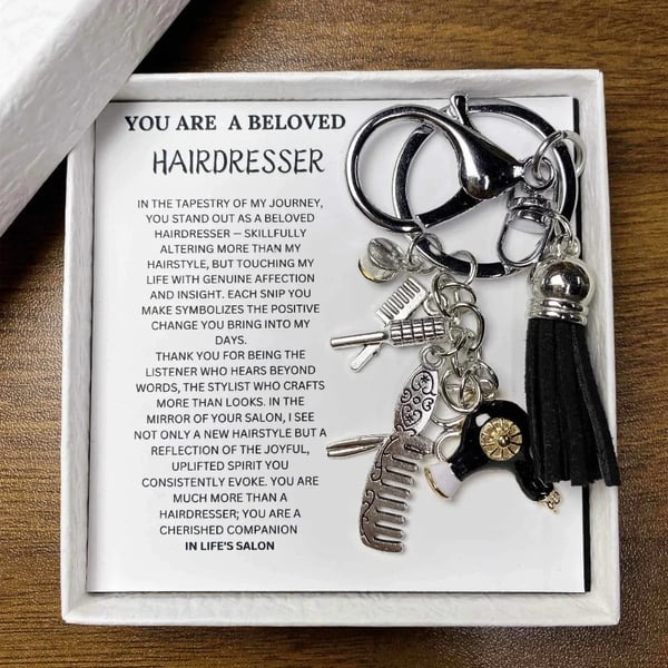 🔥 Hot Sale 50% Off🔥 Hairstylist Gift Keychain 💇‍♀️ 🎁