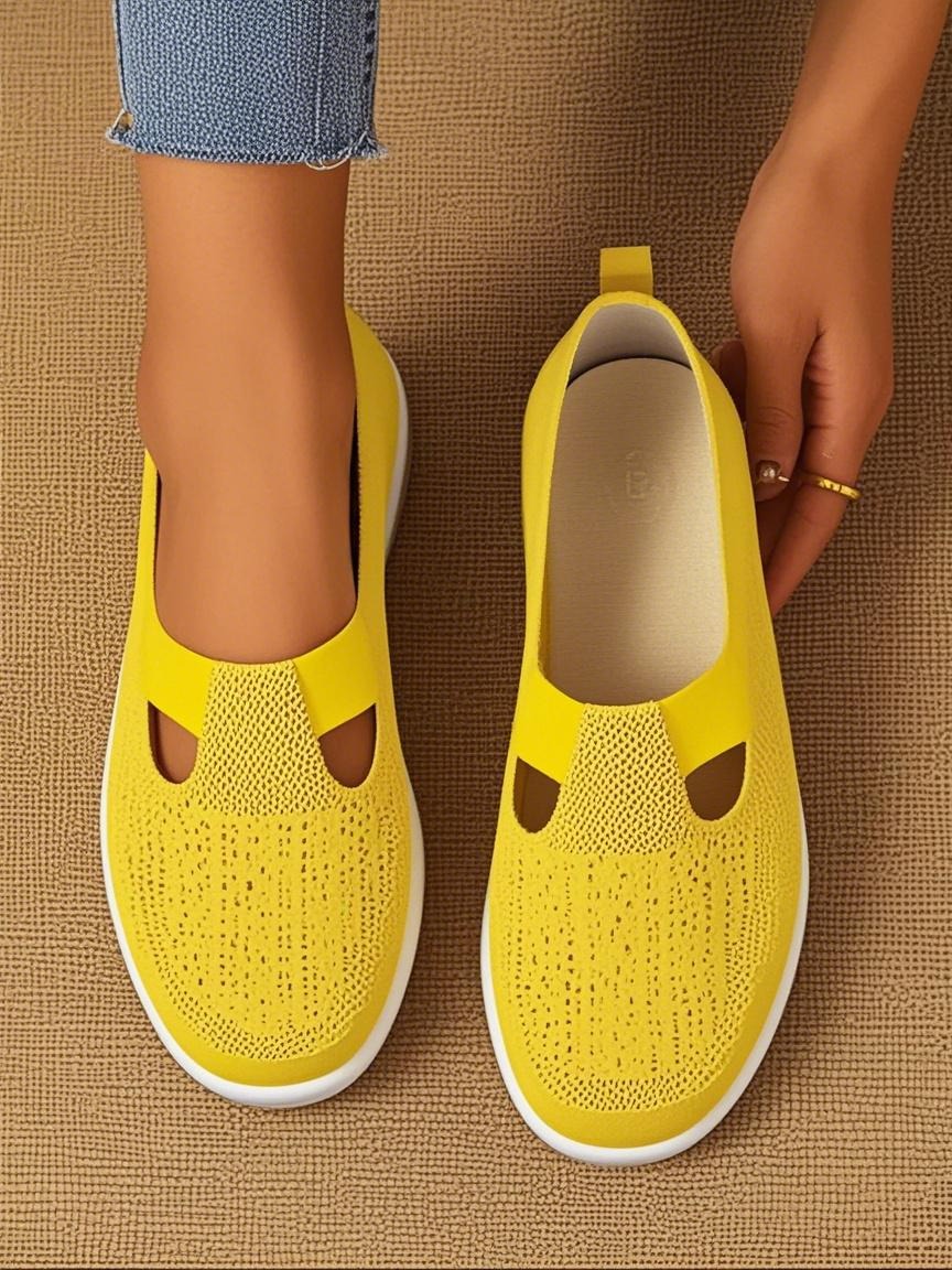 🔥Clearance Sale – Today Only!🔥Women's Solid Mesh Breathable Lightweight Sports Shoes