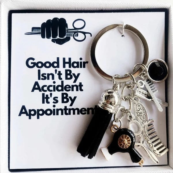 🔥 Hot Sale 50% Off🔥 Hairstylist Gift Keychain 💇‍♀️ 🎁