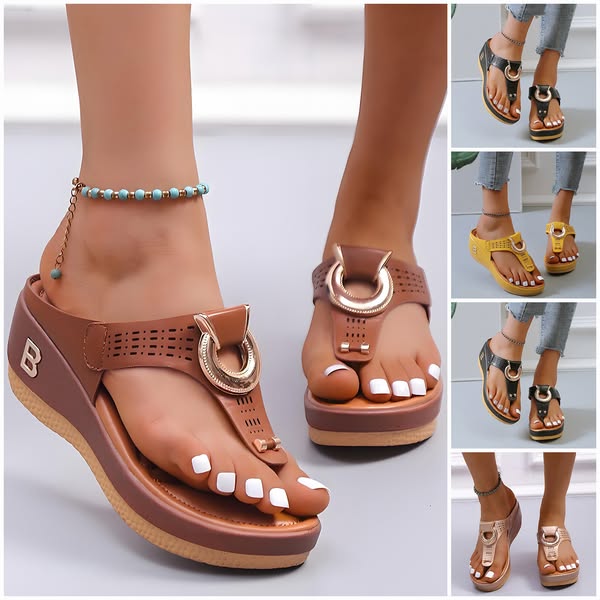 ⏰Black Friday Special-$16.99💥Women Summer Rome Flip Flops Beach Sandals with Arch Support