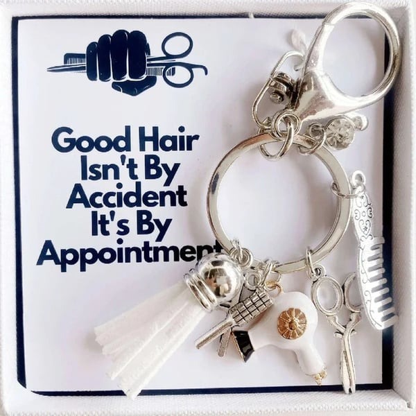 🔥 Hot Sale 50% Off🔥 Hairstylist Gift Keychain 💇‍♀️ 🎁
