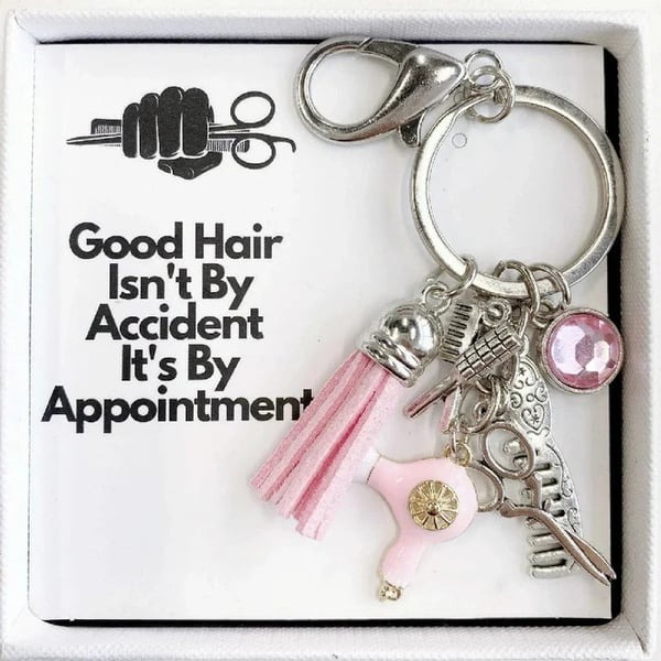 🔥 Hot Sale 50% Off🔥 Hairstylist Gift Keychain 💇‍♀️ 🎁