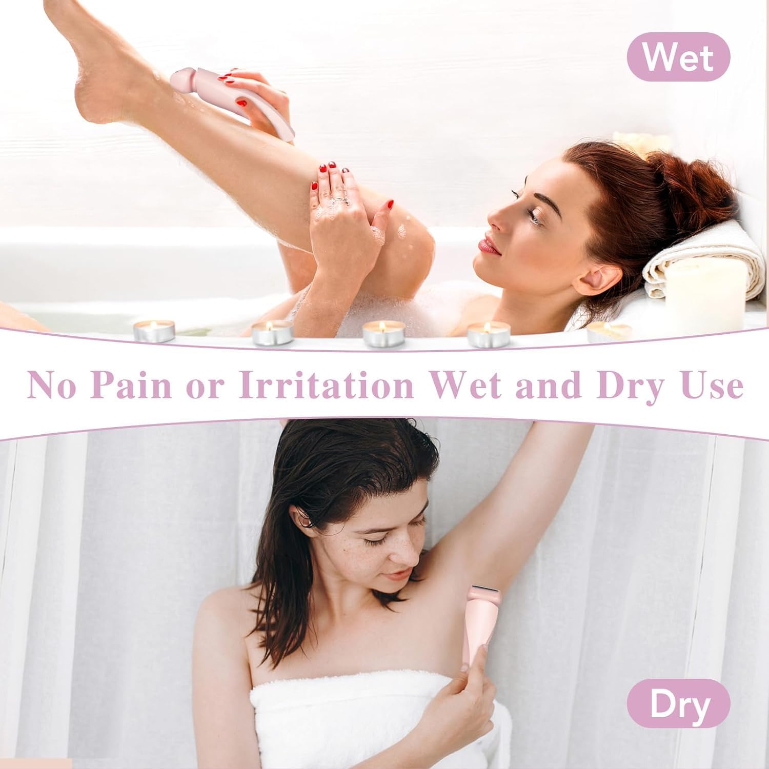 💥New Year's Sale 60% OFF💥2-in-1 Rechargeable Hair Removal Epilator 💇‍♀️