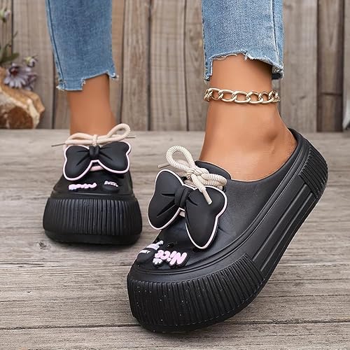 🚨Mother's Day Special🔥Women's Cute Cartoon Bowknot  Clogs