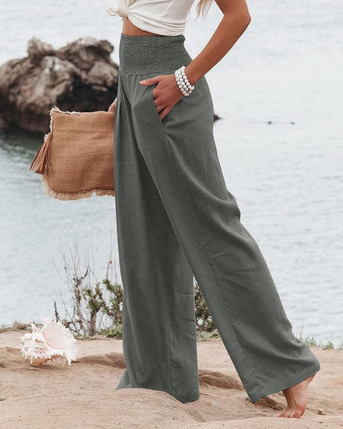 🚨Mother's Day Special🔥Women's High Waist Wide Leg Pants